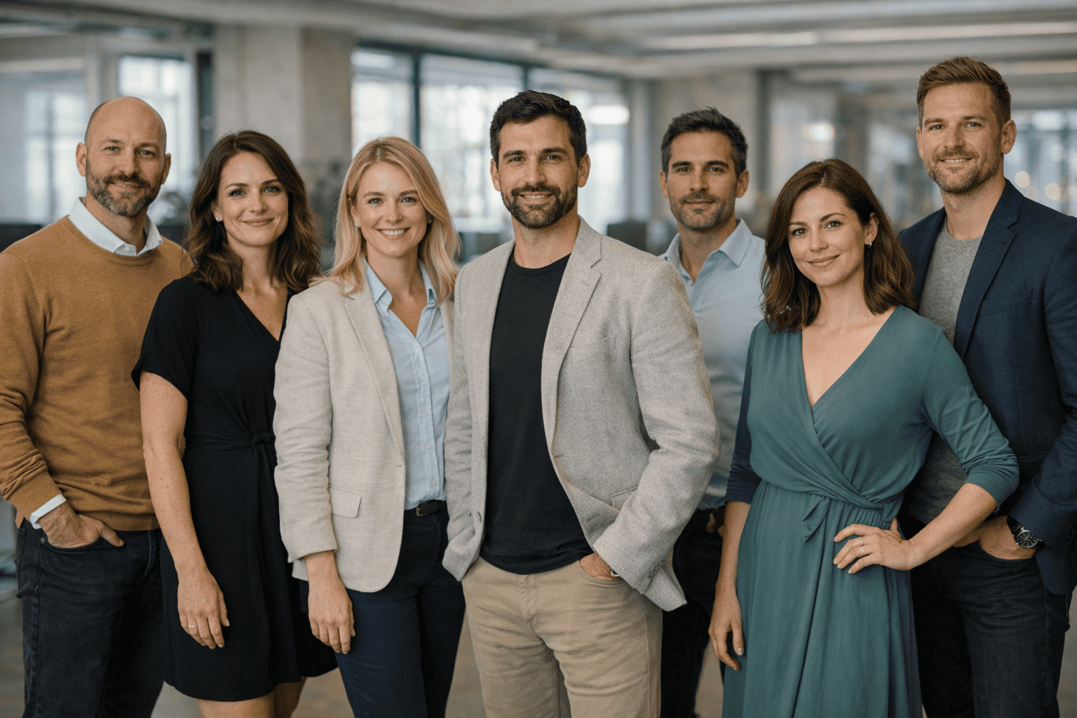 Team working on AI trading platform — Largo Risparenza